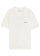 Cherry Los Angeles Palamino Printed Cotton T-shirt White