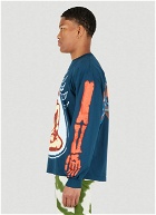 Amulet Long Sleeve T-Shirt in Blue