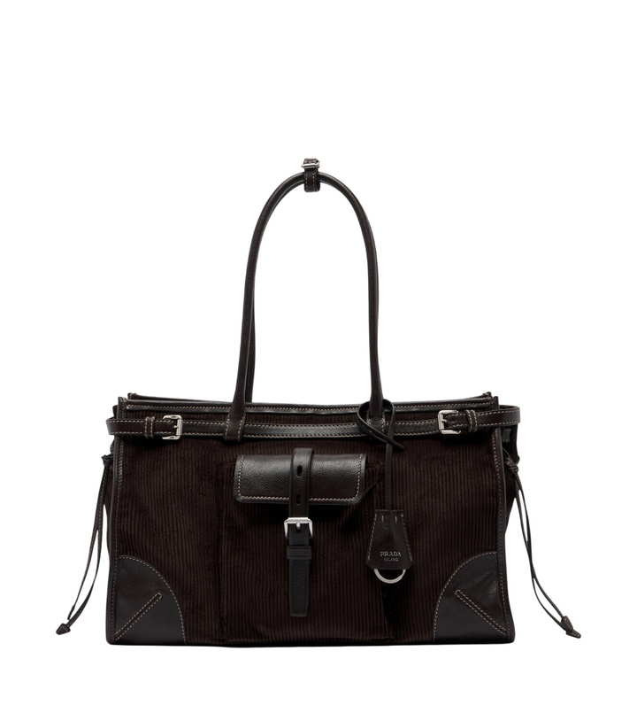 Photo: Prada Prada Bonnie Large corduroy shoulder bag