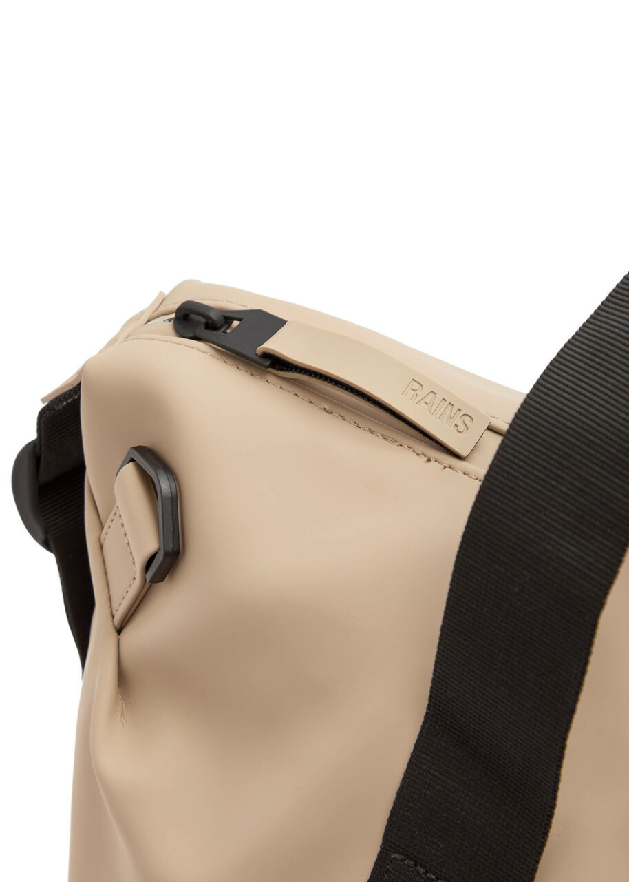 Rains Hilo Weekend Small Rubberised Holdall - Beige - One Size