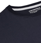 Incotex - nanamica Slim-Fit COOLMAX Cotton-Blend Jersey T-Shirt - Midnight blue