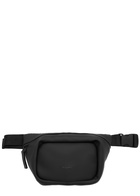 Rains Mini Rubberised Belt bag - Black - One Size
