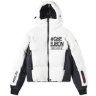 Moncler Grenoble Men's Pramint Padded Nylon Jacket in White