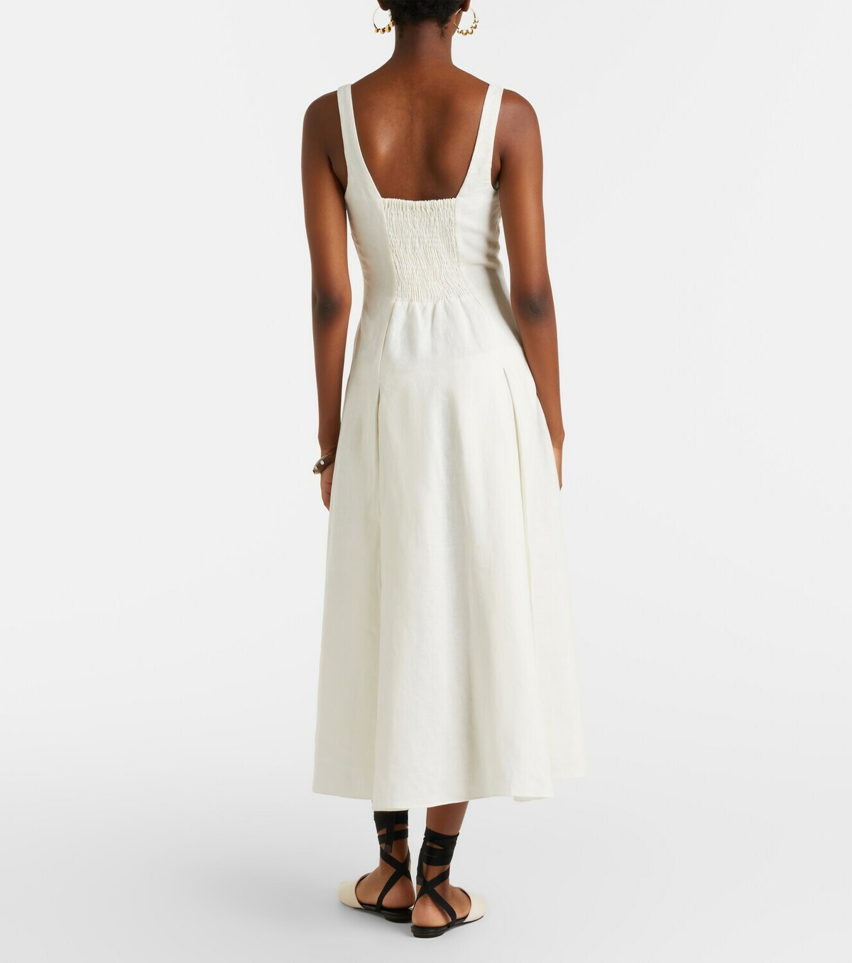 Faithfull Adalee linen midi dress