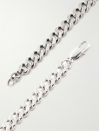 A.P.C. - Silver and Gunmetal-Tone Chain Necklace - Silver