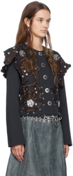 Chopova Lowena Navy Pookie Jacket