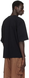 le PÈRE Black Double Sleeve Tommy T-shirt