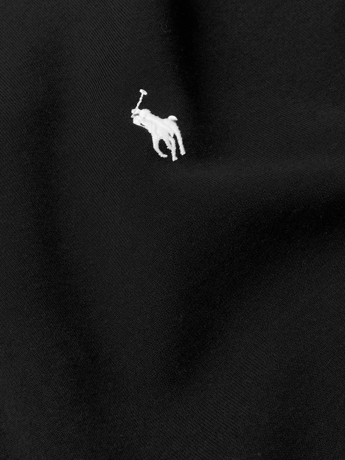 Polo Ralph Lauren - Logo-Embroidered Jersey Sweatshirt - Black