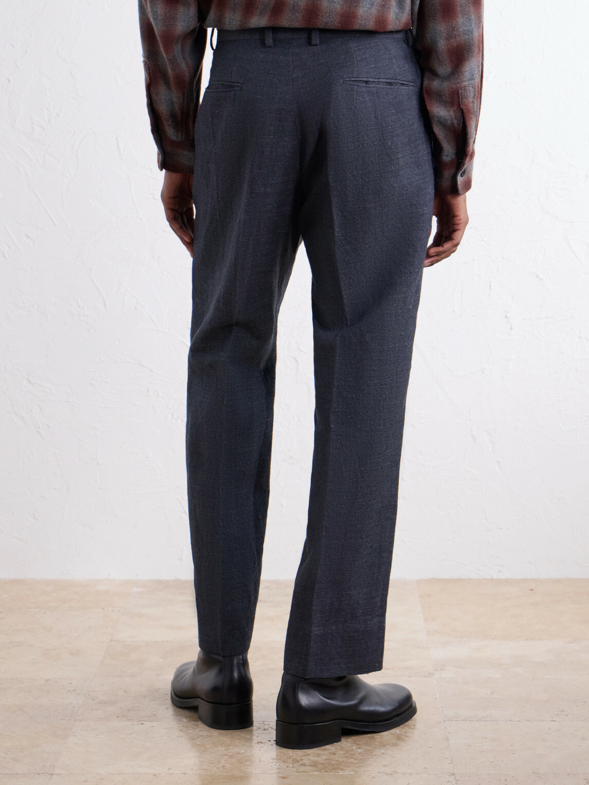 Kaptain Sunshine - Straight-Leg Wool, Linen and Hemp-Blend Suit Trousers - Gray