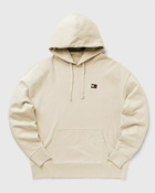 Tommy Jeans Rlx Xs Badge Hoodie Beige - Mens - Hoodies