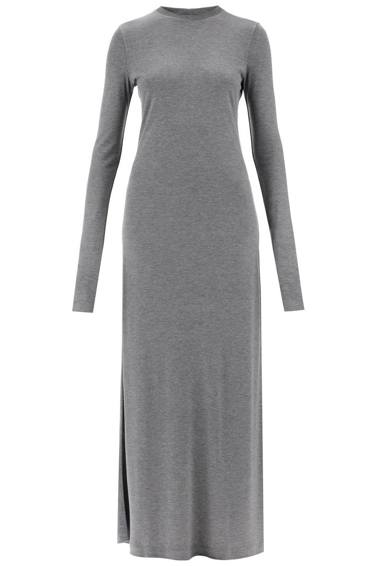 sky blue jersey dress Light Blue Jersey Gathered Waist Maxi Dress  shopaleena