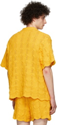 Casablanca Yellow Cotton Shirt