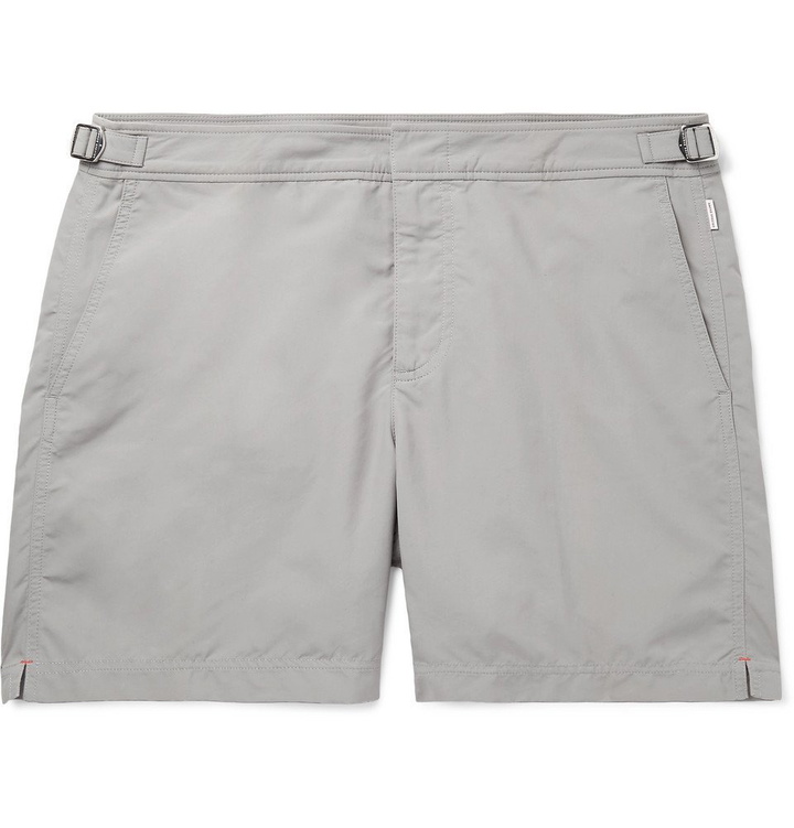 Photo: Orlebar Brown - Bulldog Mid-Length Swim Shorts - Gray