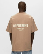 Represent Represent Owners Club T Shirt Beige - Mens - Shortsleeves