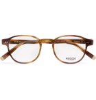 Moscot - Arthur Round-Frame Tortoiseshell Acetate Optical Glasses with Clip-On UV Lenses - Men - Tortoiseshell