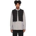 Dries Van Noten Black Gilling Vest