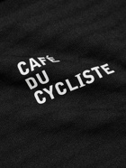 Café du Cycliste - Coline Stretch Recycled-Jersey Cycling Base Layer - Black