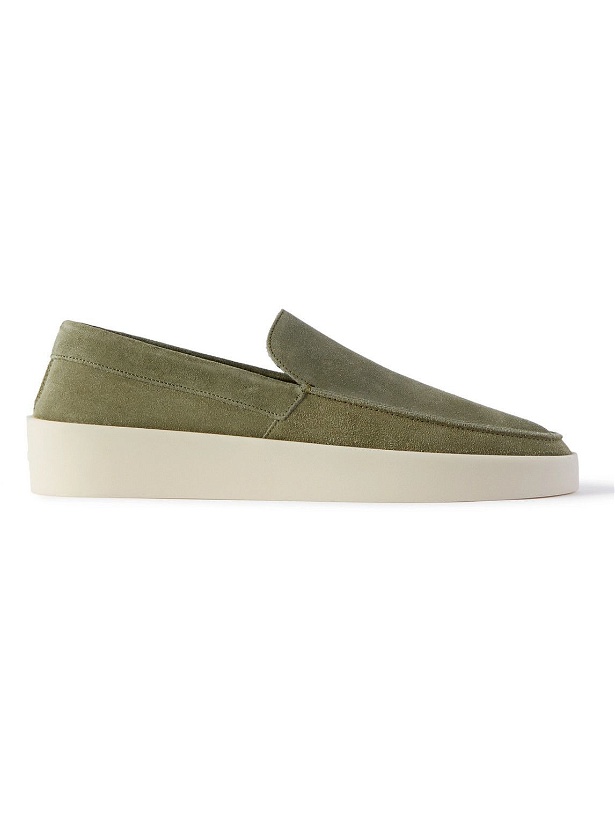 Photo: Fear of God - Reverse Suede Loafers - Green