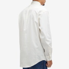 Drôle de Monsieur Men's Logo Oxford Shirt in White