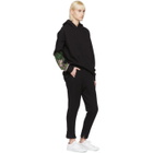 Baja East Black Weed Pullover Hoodie