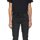 Nudie Jeans Black Lean Dean Jeans