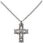 Emanuele Bicocchi Silver Cross Necklace