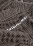 Mki Miyuki Zoku Open-knit Linen and Cotton-blend Cardigan Brown