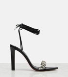 Christian Louboutin Fanny Jolly embellished leather sandals