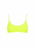 MC2 Saint Barth Woman Fluo Yellow Bralette Swimsuit