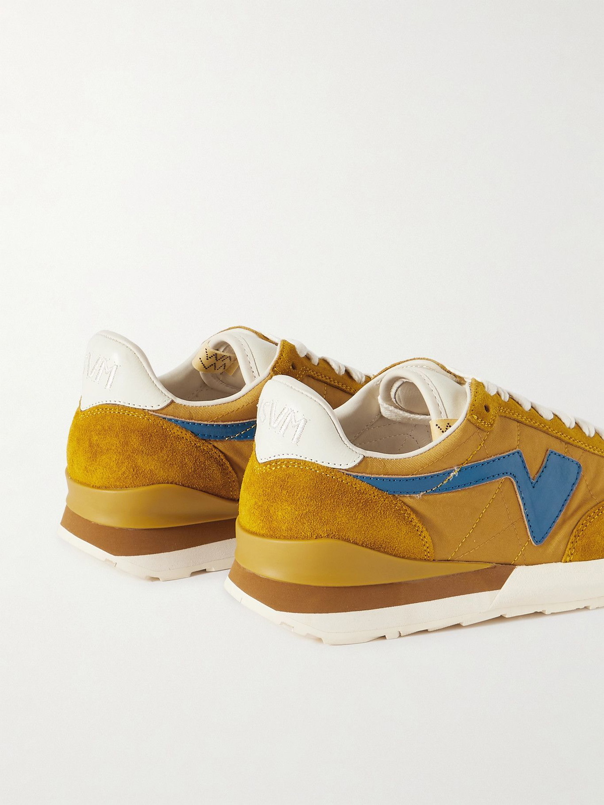 Visvim - FKT Runner Suede- and Leather-Trimmed Nylon-Blend