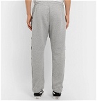 Resort Corps - Embroidered Loopback Cotton-Jersey Sweatpants - Gray