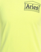 Aries Mens T-shirt in Yellow