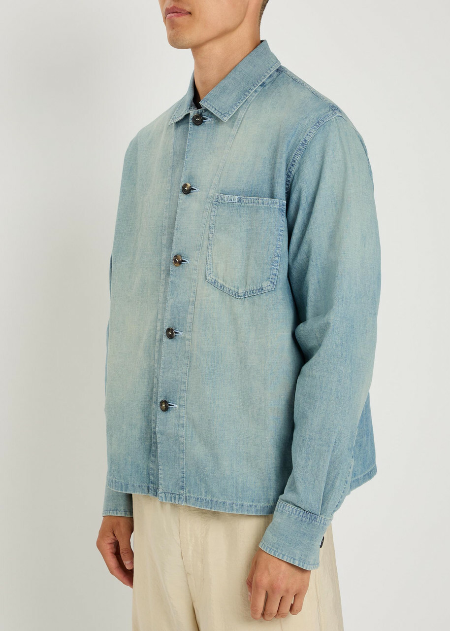JW Anderson Chambray Denim Shirt Light Blue