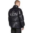 Valentino Black VLTN Star Down Jacket