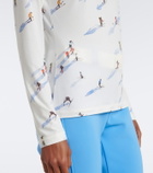 Bogner Beline printed zip-up ski top