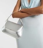 Amina Muaddi Ami leather shoulder bag
