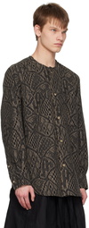 Andersson Bell Brown Leaf Shirt