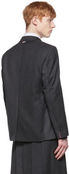 Thom Browne SSENSE Exclusive Grey Wool Blazer