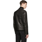Maison Margiela Black 5-Zip Leather Jacket