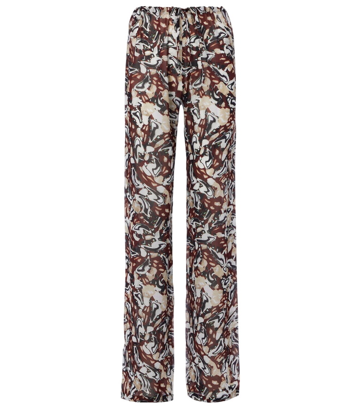 Photo: Dries Van Noten Printed straight pants