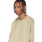 Essentials SSENSE Exclusive Beige Pullover Crewneck Sweatshirt