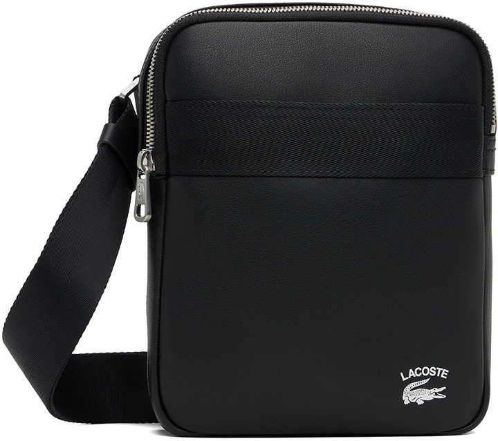 Photo: Lacoste Black Contrast Branded Crossover Bag