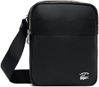 Lacoste Black Contrast Branded Crossover Bag