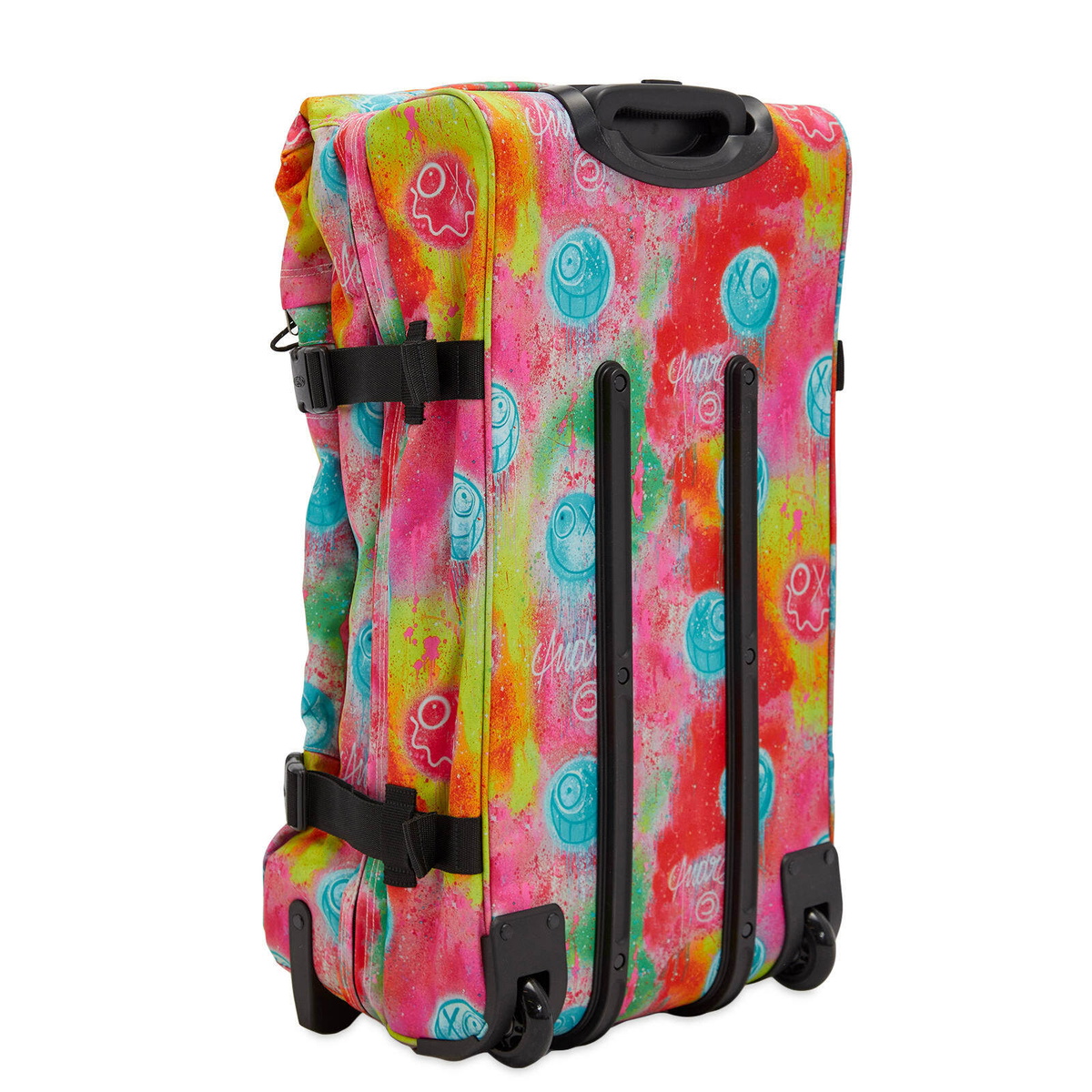 Eastpak x André Saraiva Transit'r Medium Suitcase in Fluo Clouds 