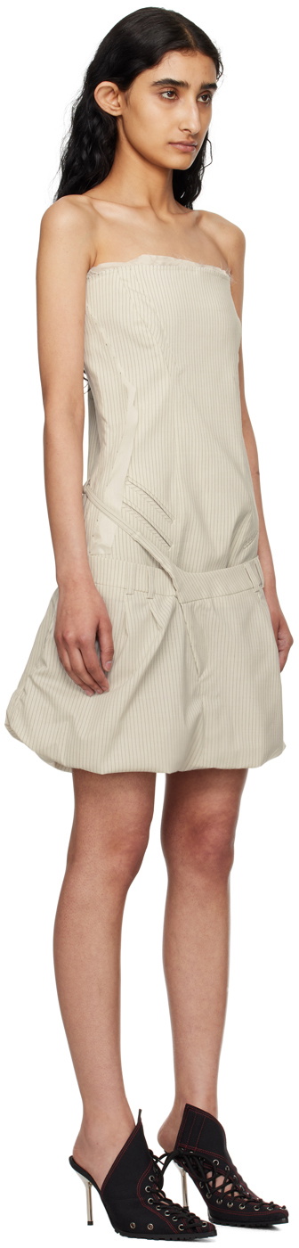 Ottolinger Off-White Deconstructed Minidress