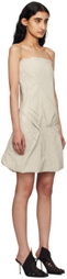 Ottolinger Off-White Deconstructed Minidress