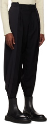 Y's Black Old Army Trousers