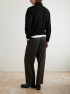 Enfants Riches Déprimés - Rat Embroidered Cashmere Polo Sweater - Black