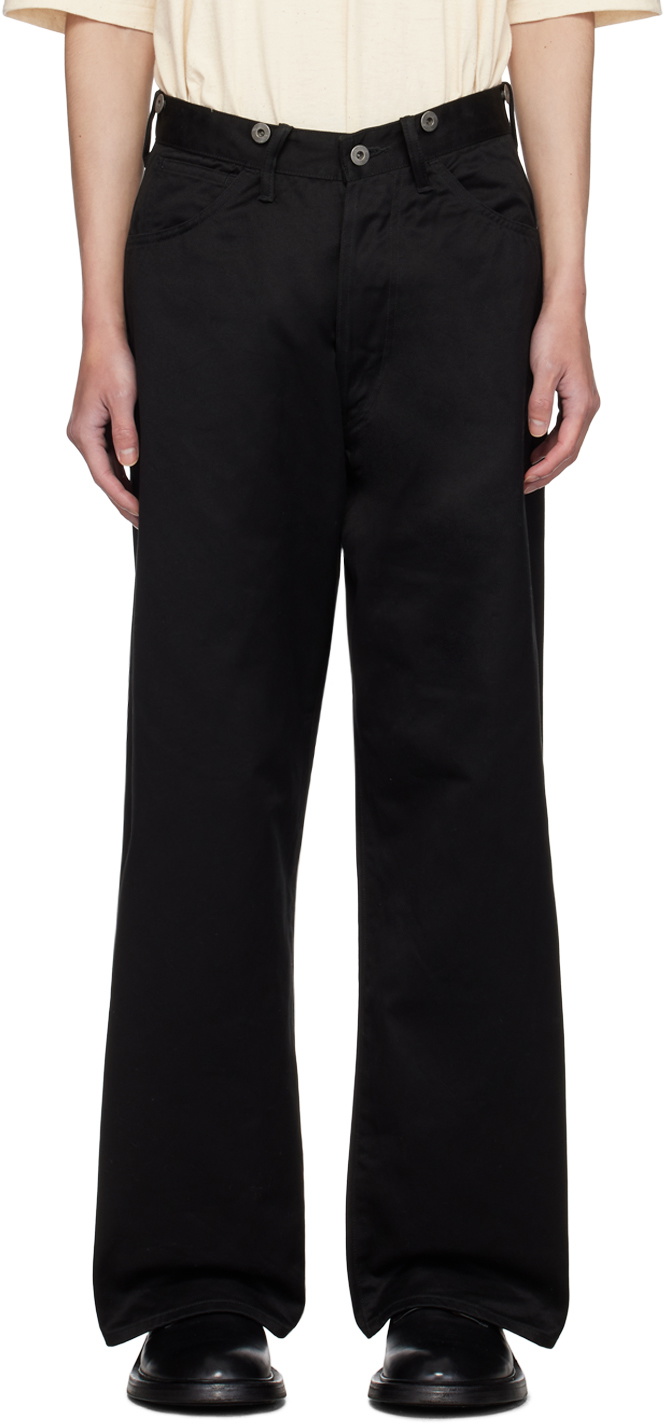 Black Lot.202 Engineer Trousers by Taiga Takahashi on Sale