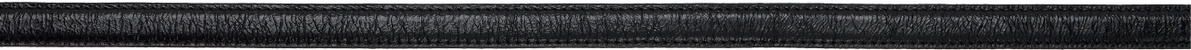 AMI Paris Black Leather Ami de Coeur Belt